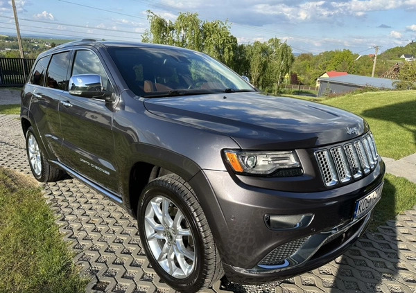 Jeep Grand Cherokee cena 114000 przebieg: 123600, rok produkcji 2014 z Andrychów małe 742